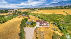 View of rural area with mountains
