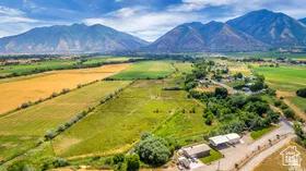 Mountain view featuring rural landscape