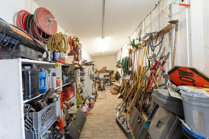 View of storage room