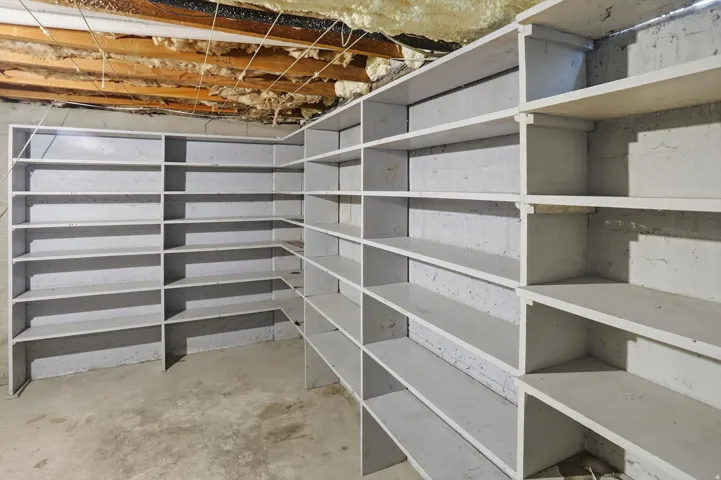 View of storage area