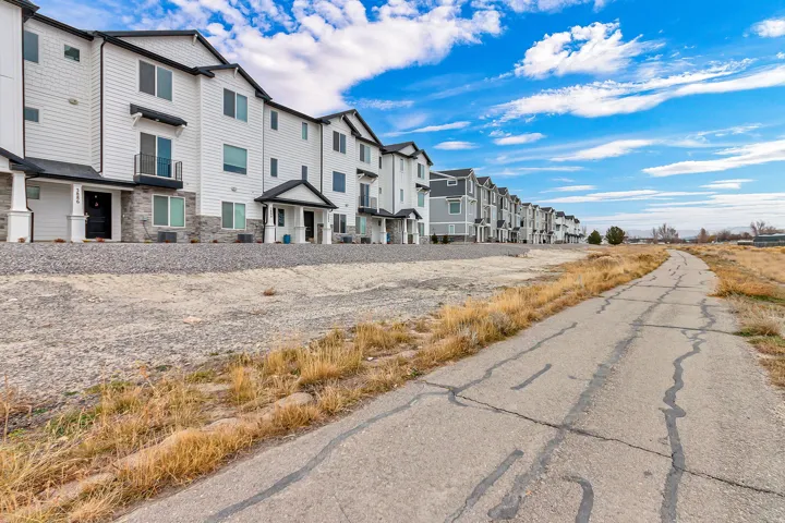 View of asphalt street
