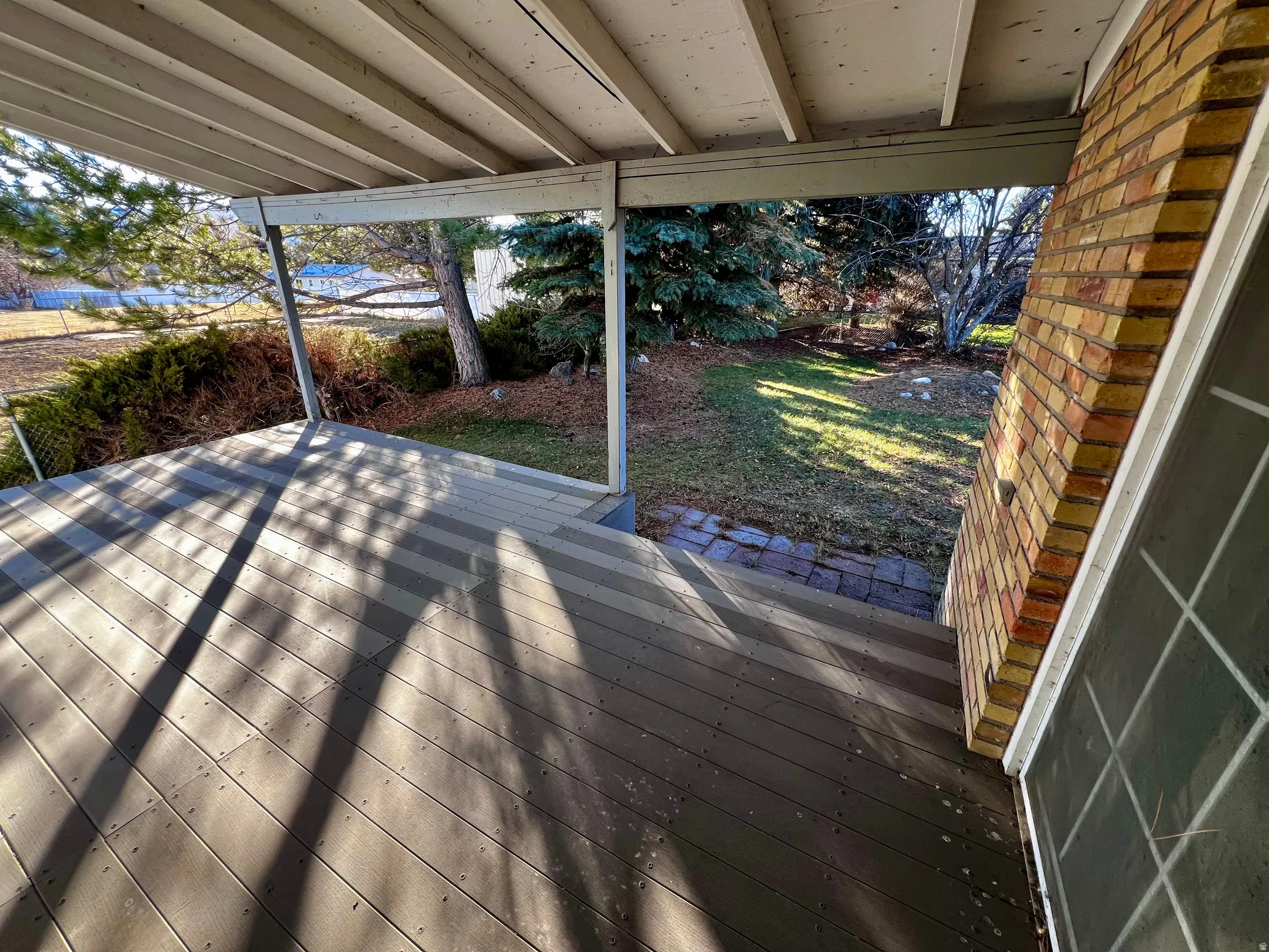View of deck