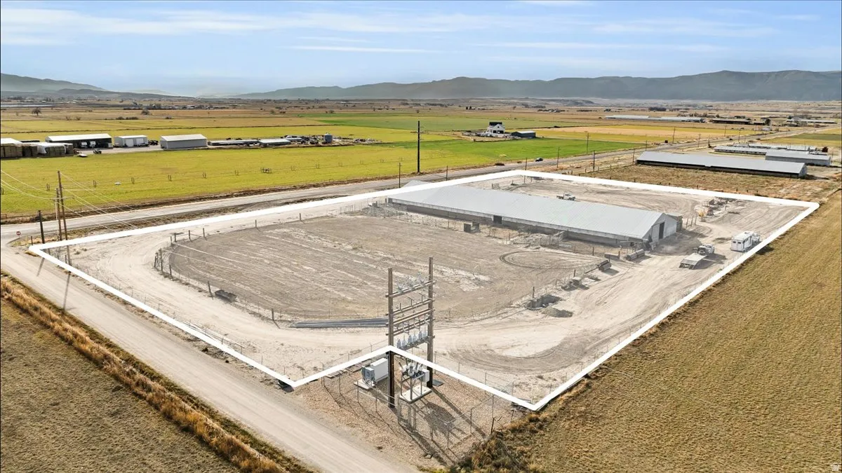 Aerial view of mountains