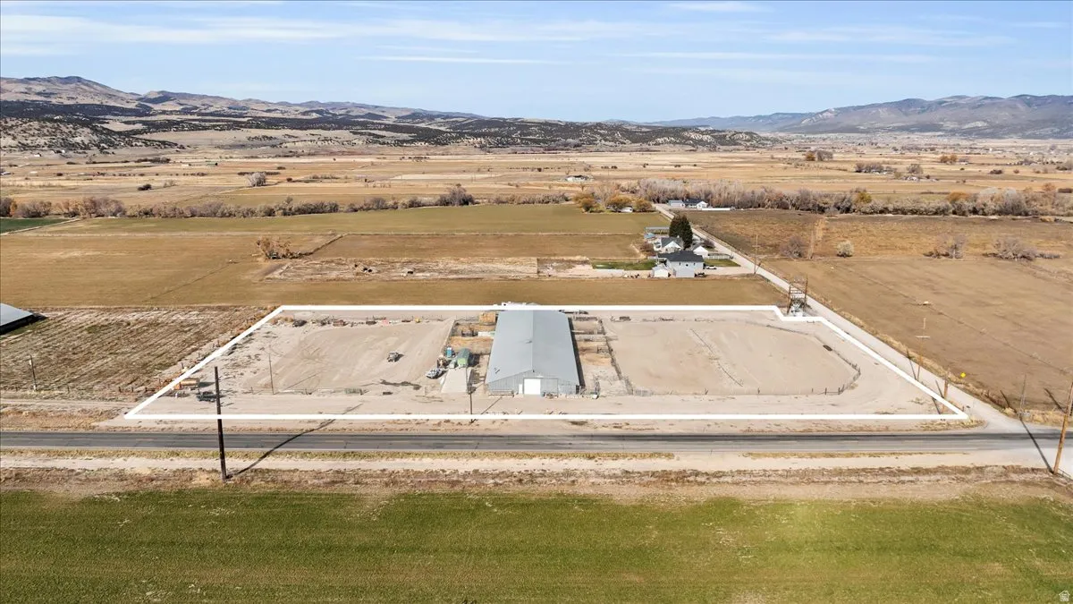 View of rural area with a mountainous background