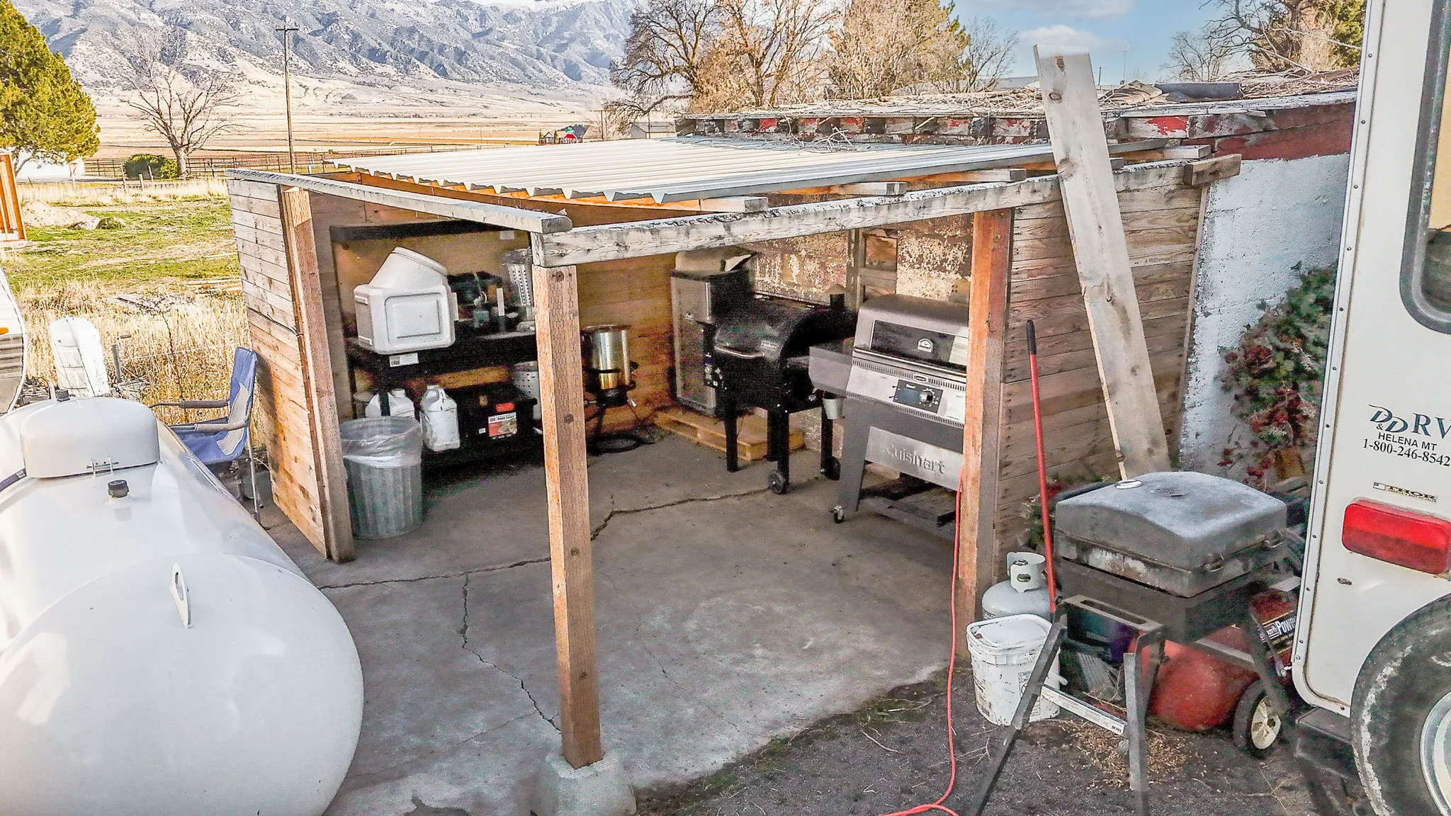 View of patio / terrace with grilling area