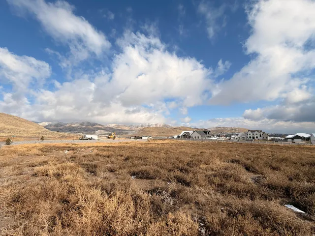 Mountain view with rural landscape