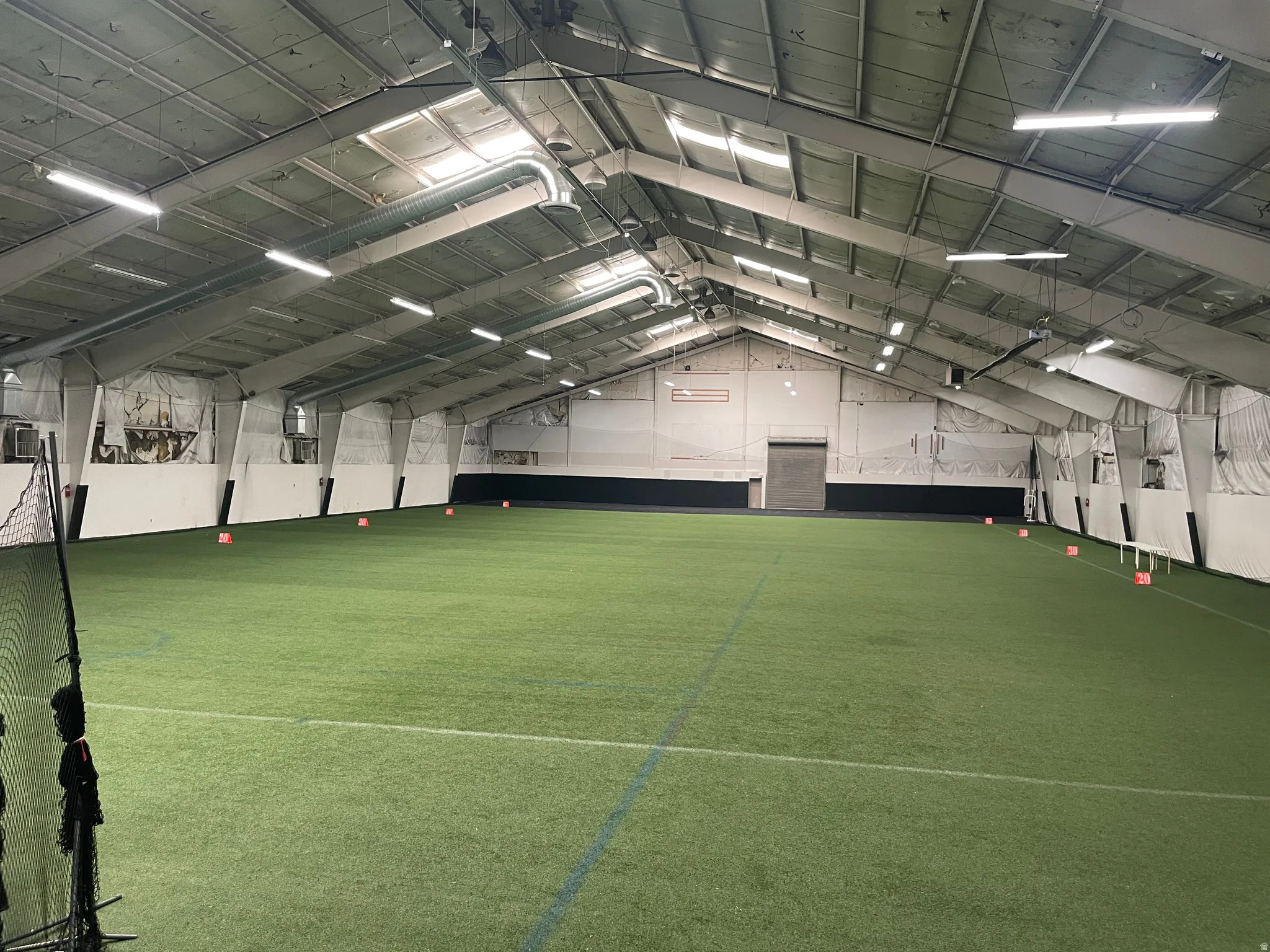 View of tennis court