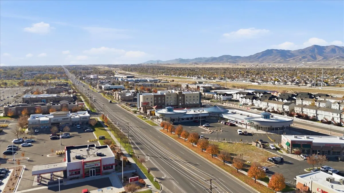 Drone / aerial view of mountains