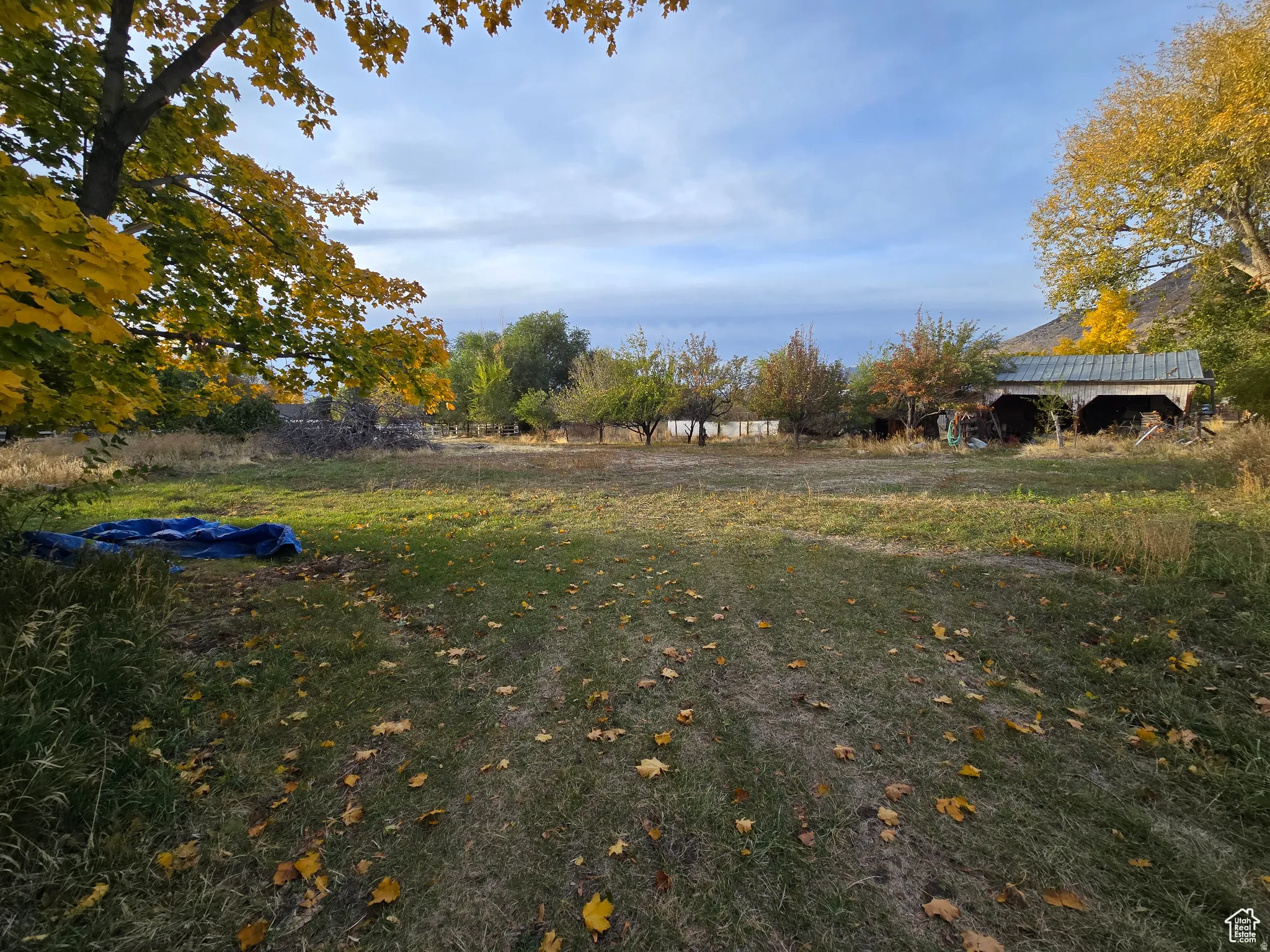 View of yard featuring a view of countryside
