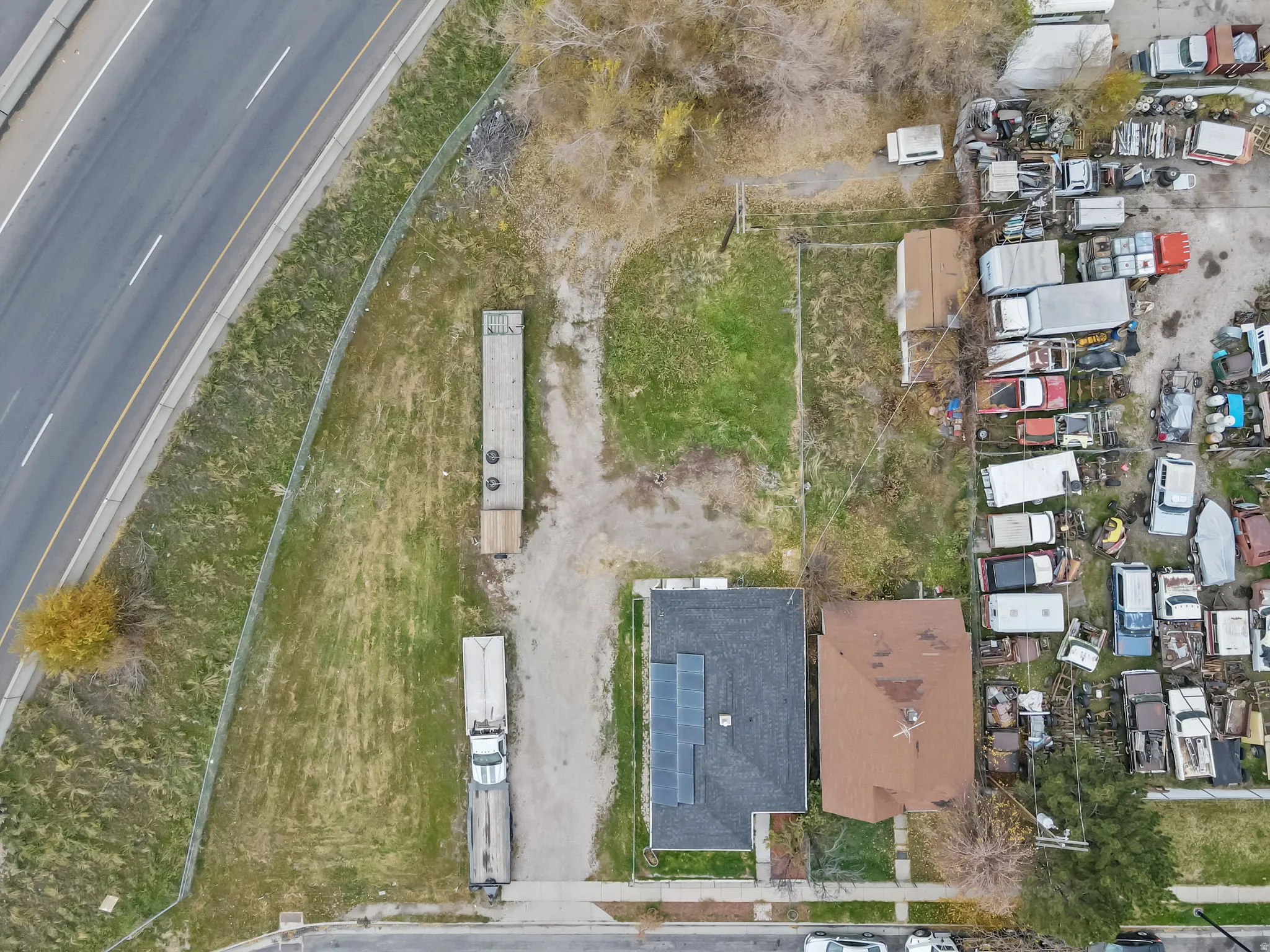 Aerial view of property's location