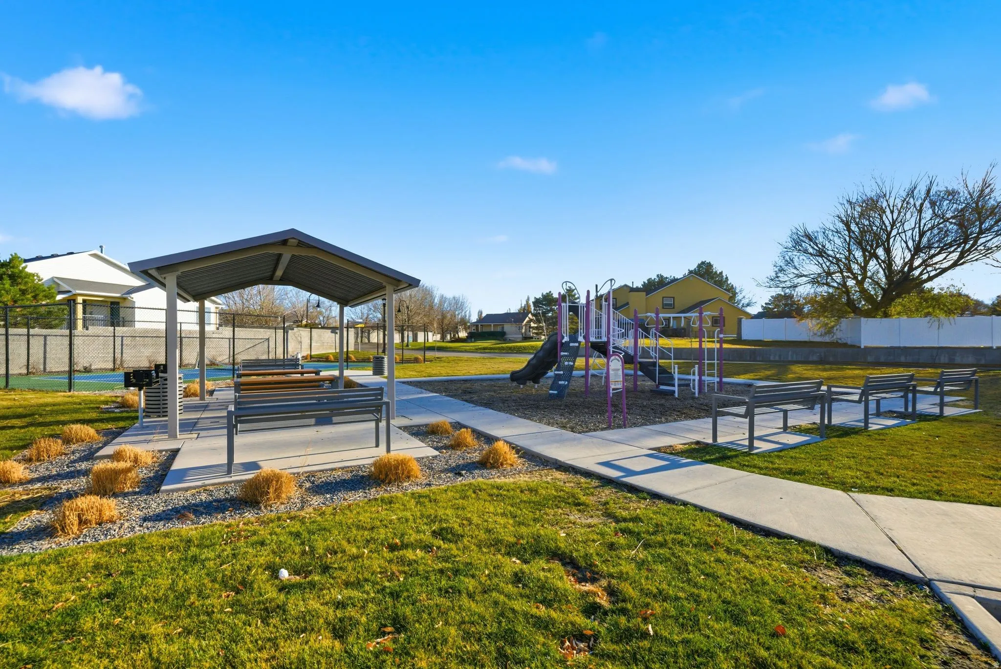 View of communal playground