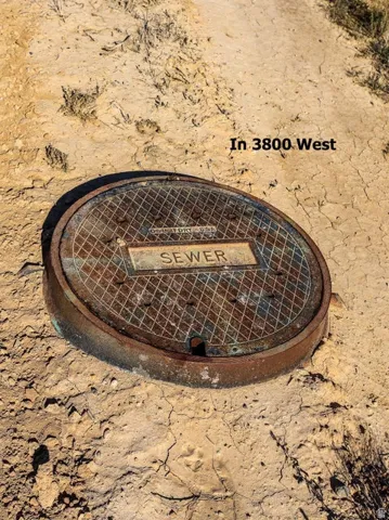 Exterior view of a water meter