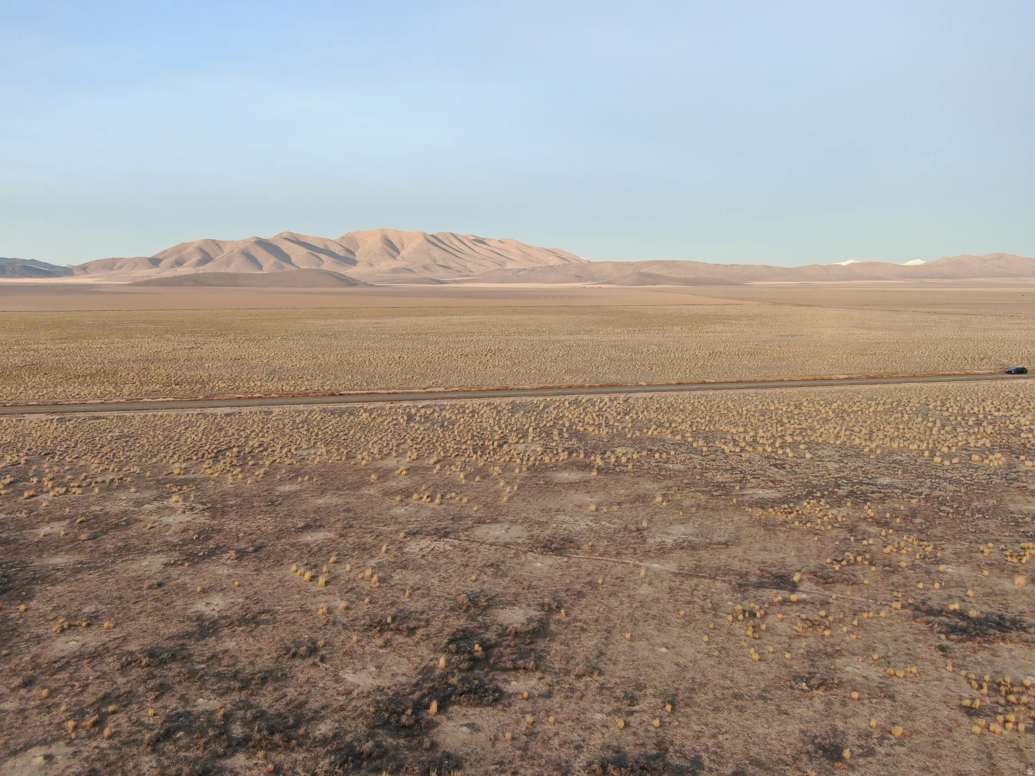 Mountain view with rural landscape