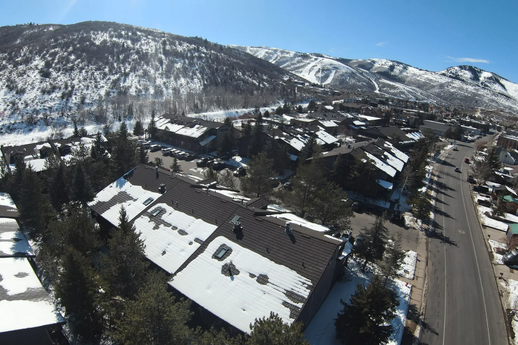View of mountain backdrop