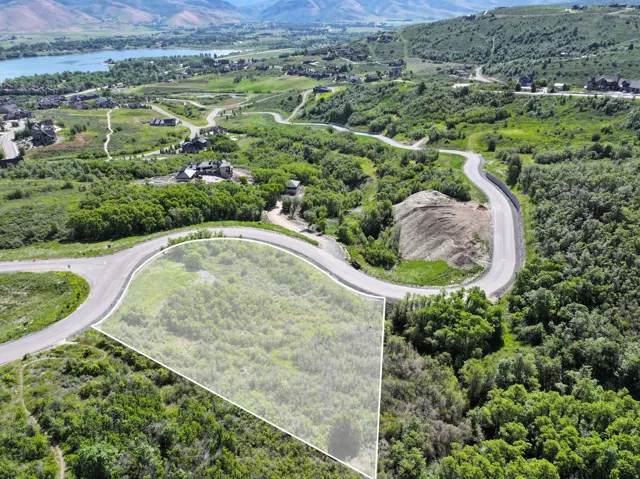 Expansive parcel featuring natural vegetation, bordered by paved roadways