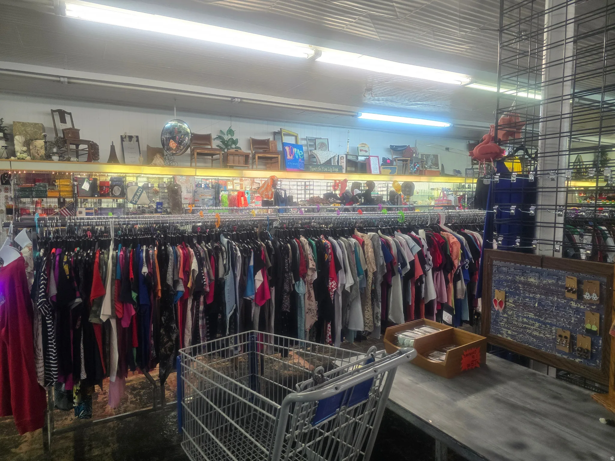 View of spacious closet