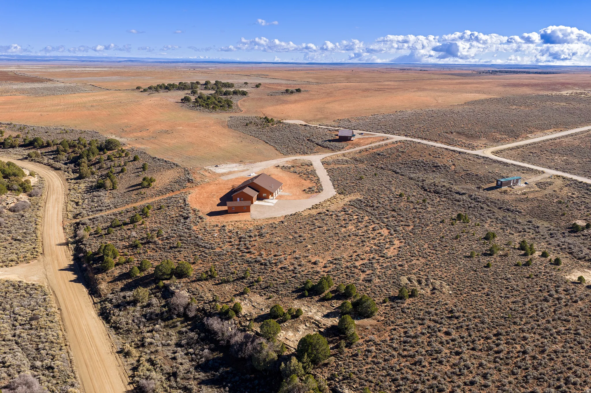 View of rural area with a desert landscape