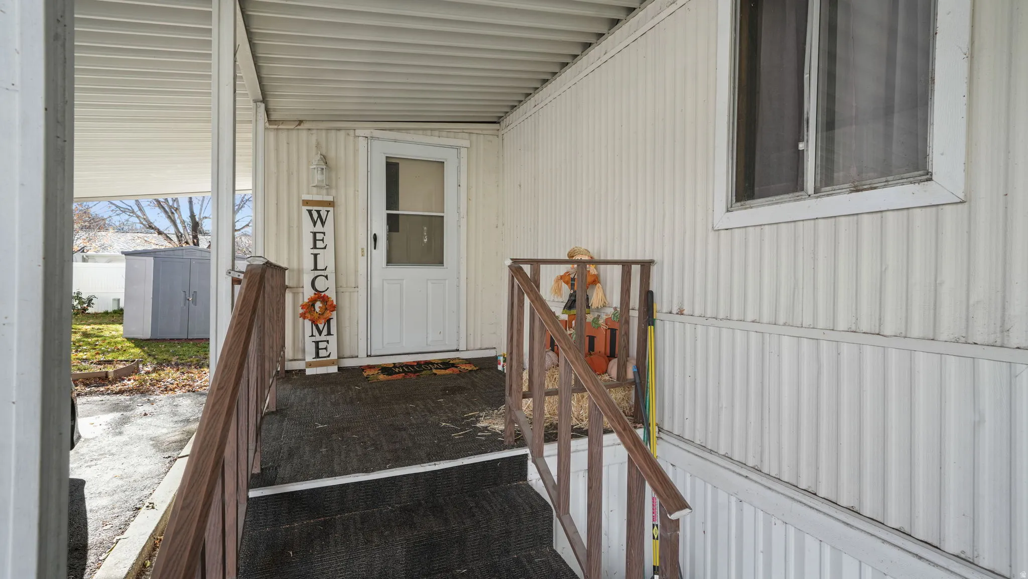 Entrance to property