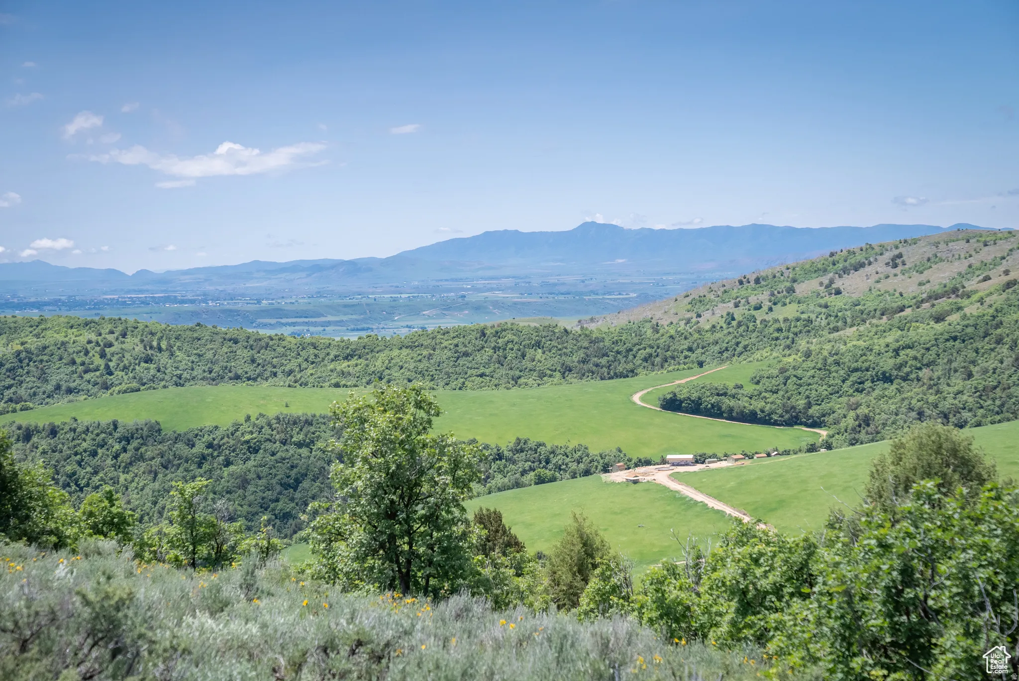 View of mountain background
