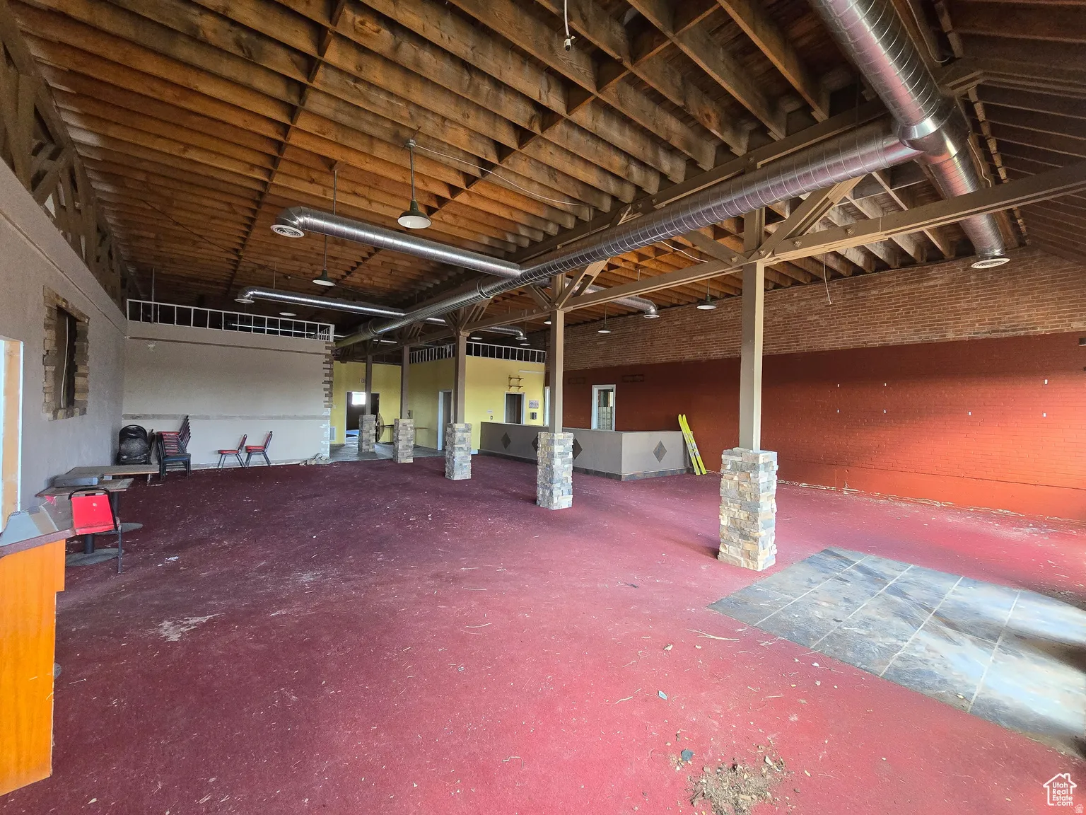 Misc room with a garage