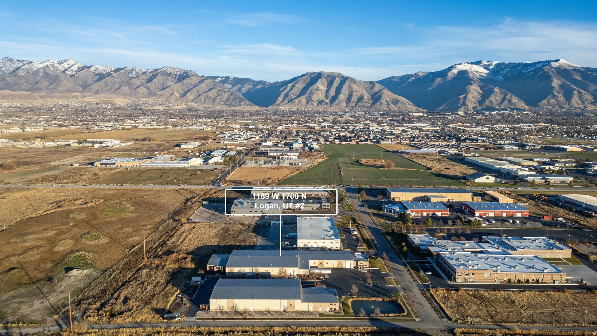 Drone / aerial view of mountains