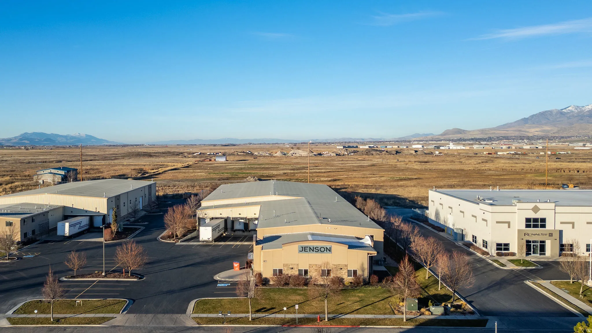Bird's eye view of mountains