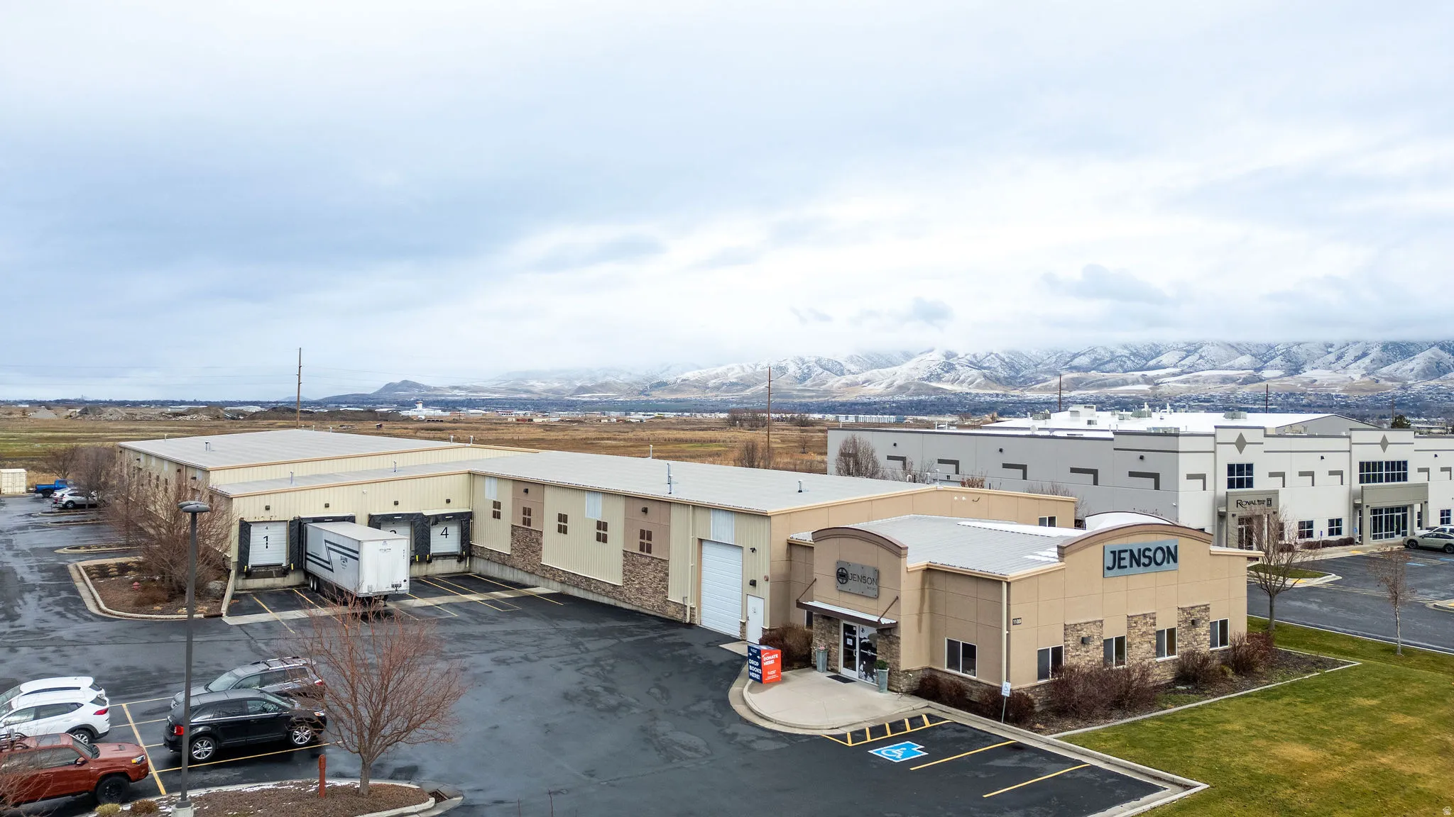Drone / aerial view of mountains