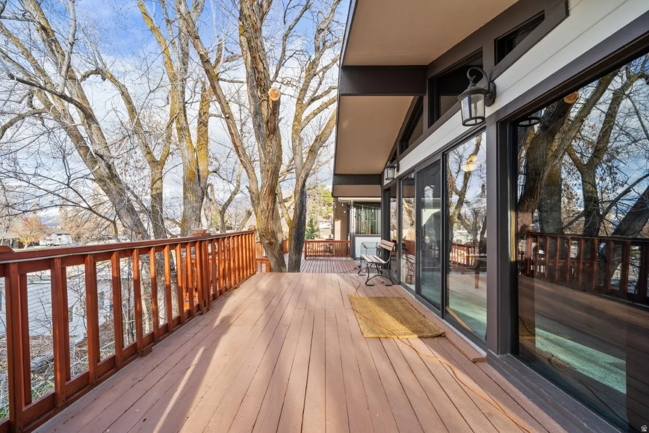 View of deck