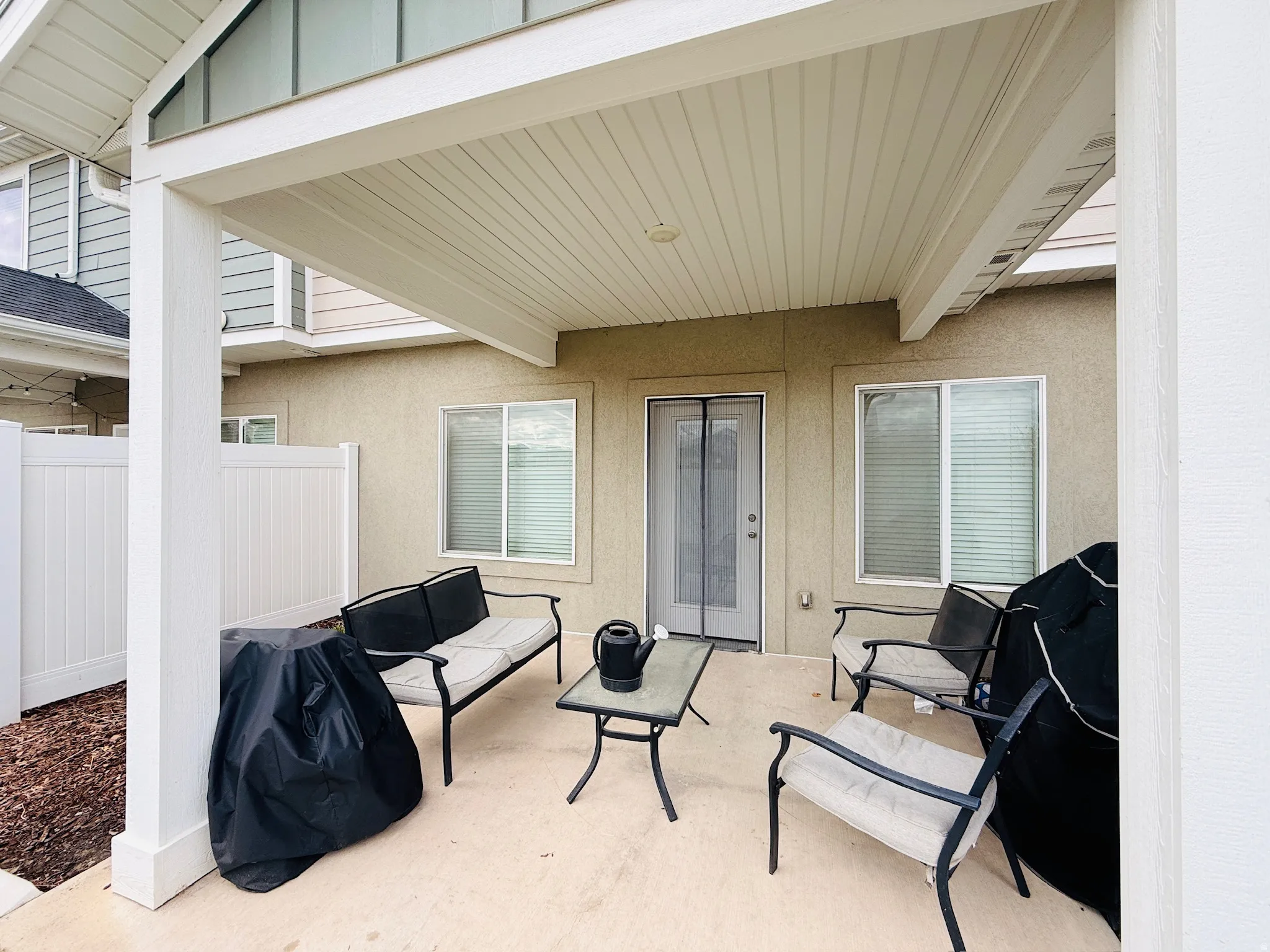 View of patio / terrace with a grill