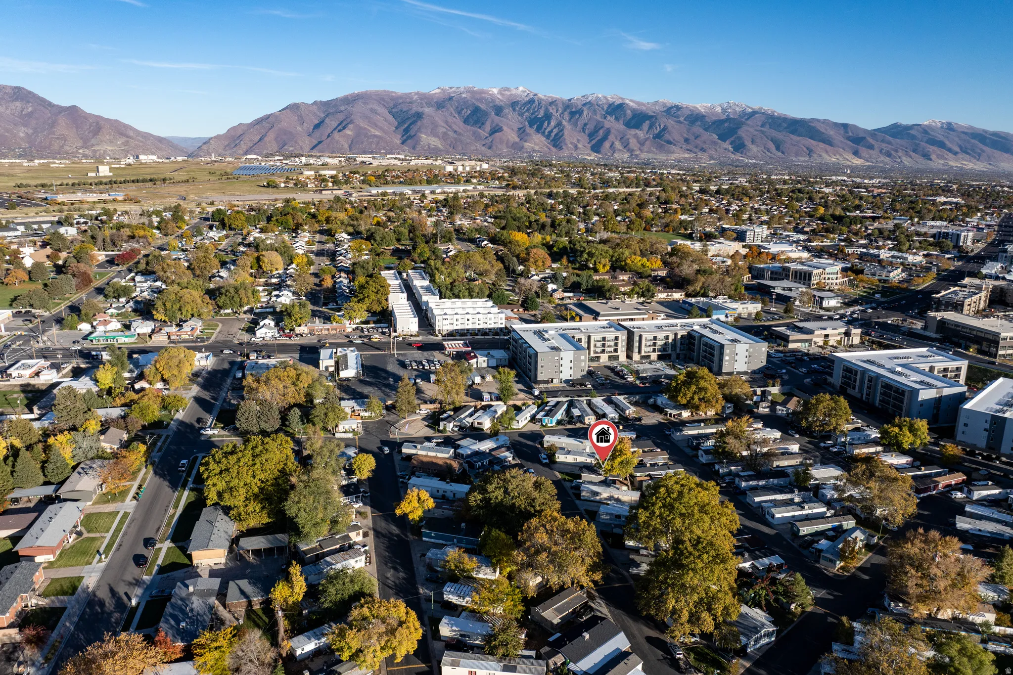 View of property location with a mountain backdrop