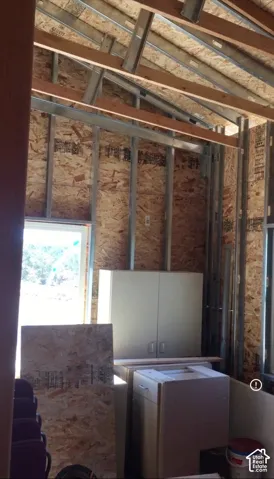 The exterior of this structure is finished.