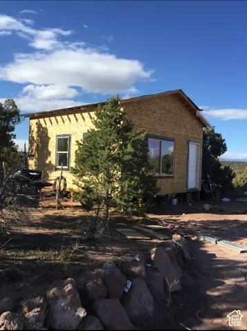 The exterior of this structure is finished.