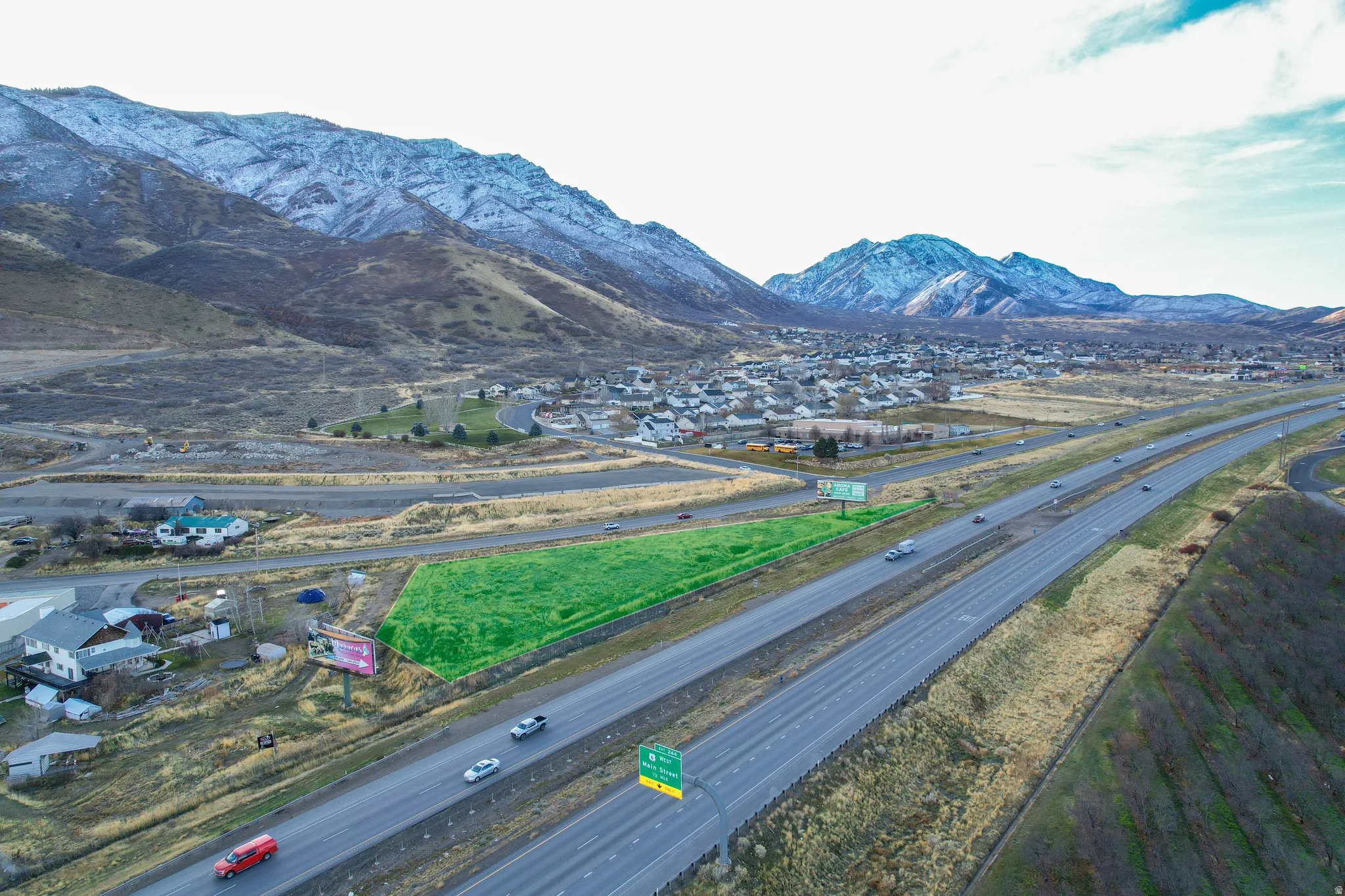 View of mountain backdrop