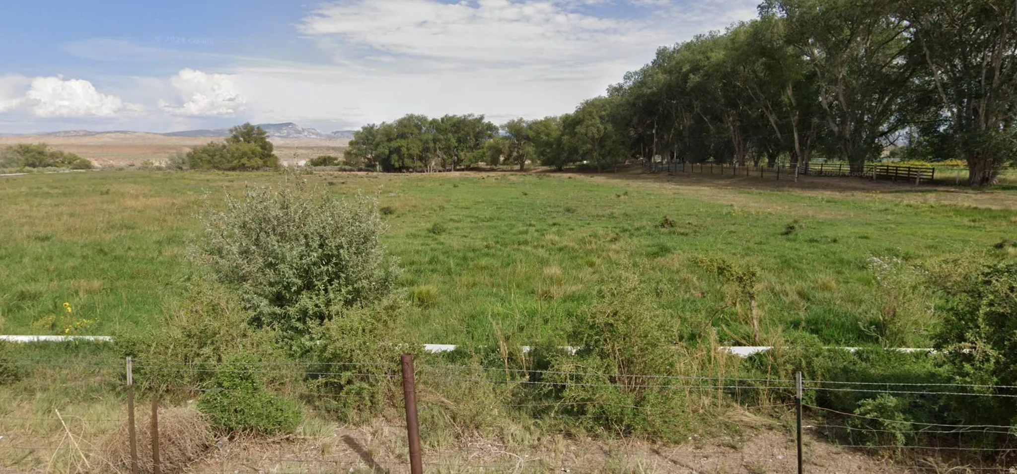 View of yard featuring a view of countryside