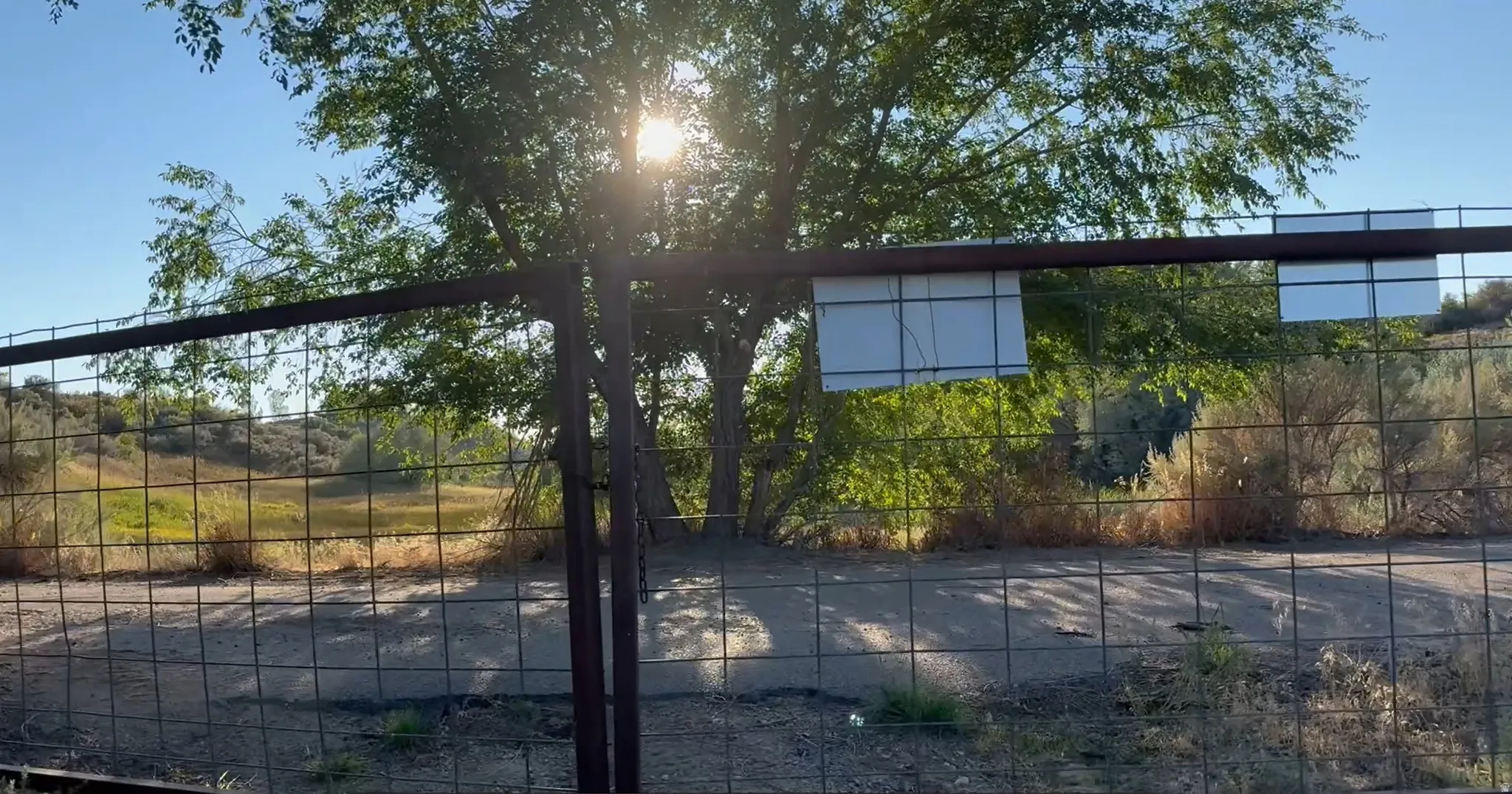 View of gate