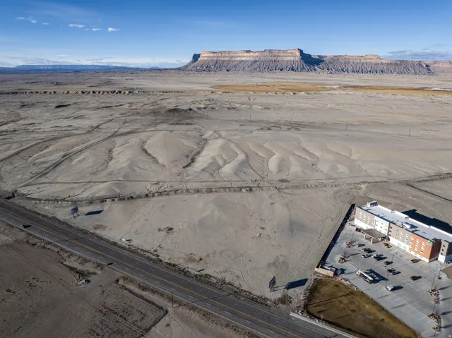 Drone / aerial view of mountains