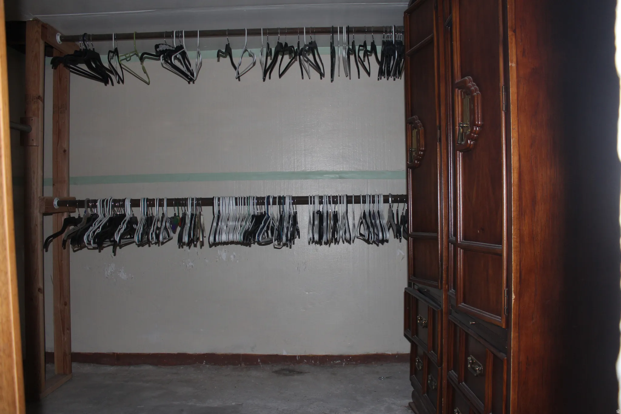 View of spacious closet