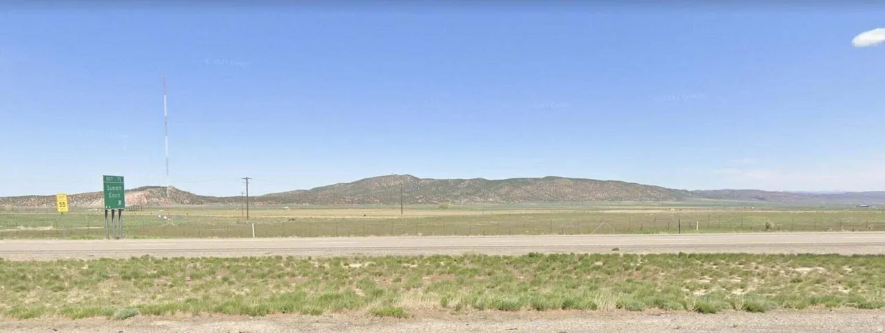 Mountain view with rural landscape