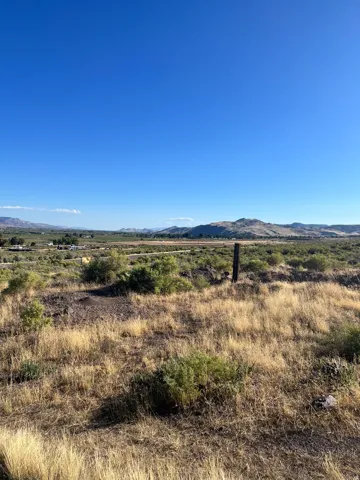 View of mountain background with rural landscape