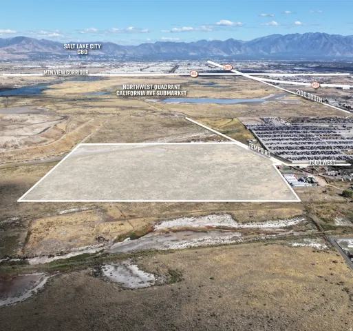 View of property looking east.