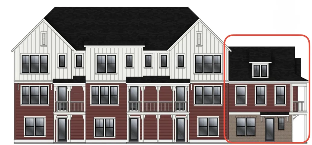 Rendering of building