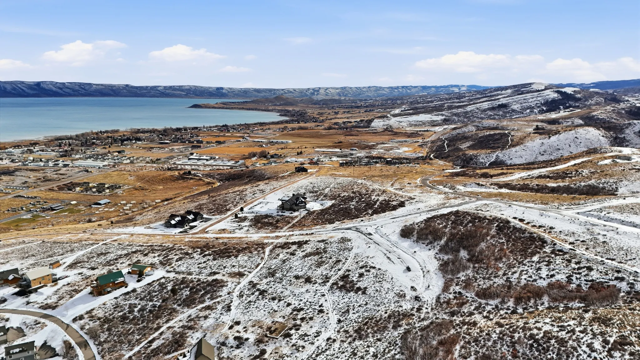 Bird's eye view of mountains