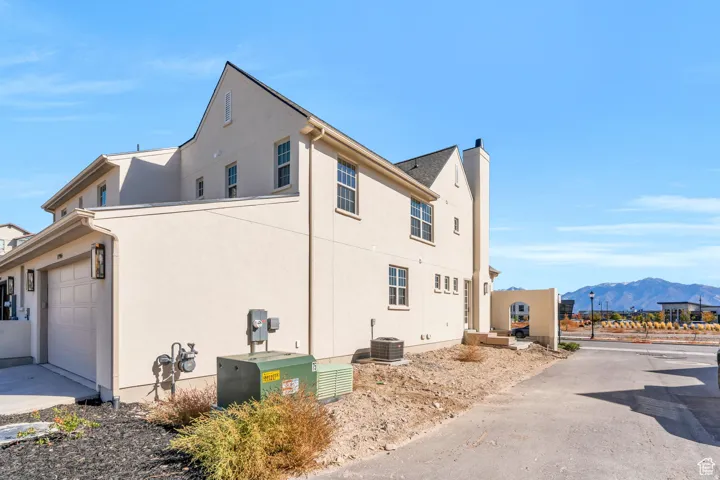 Garage entrance is in rear of property