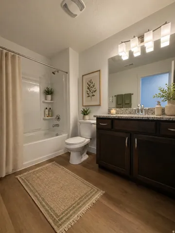 Virtually Staged Bathroom