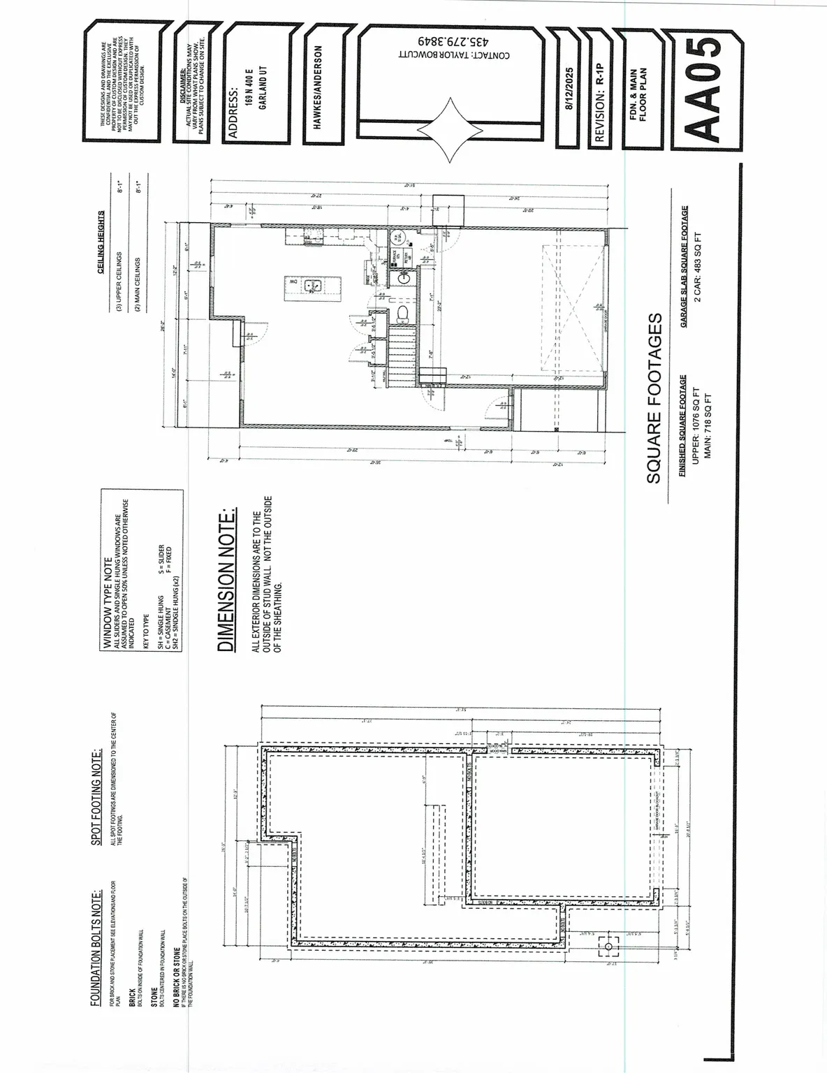 View of home floor plan