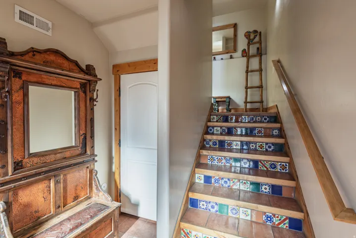 View of stairs