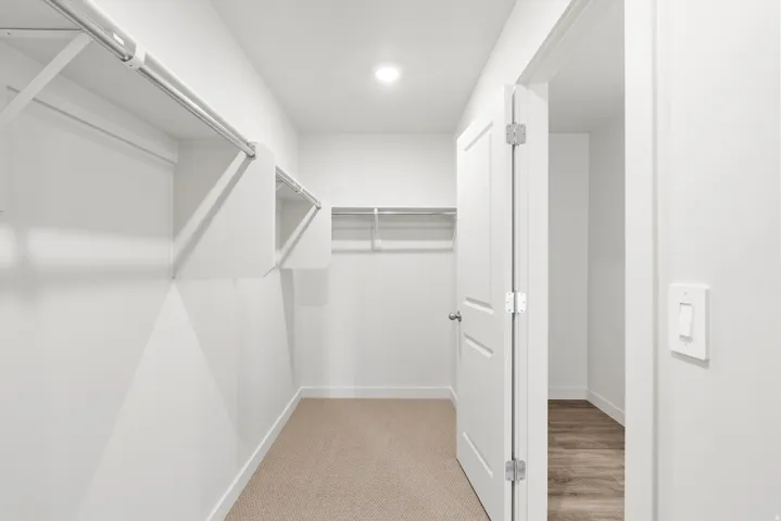 **DISLCAIMER** Exterior & Interior packages may vary.Spacious closet featuring light carpet