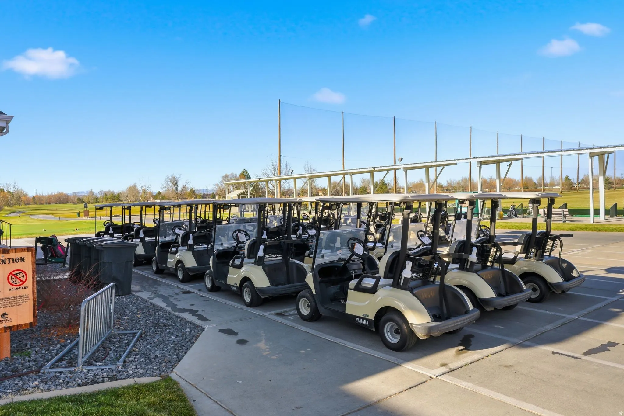 View of vehicle parking