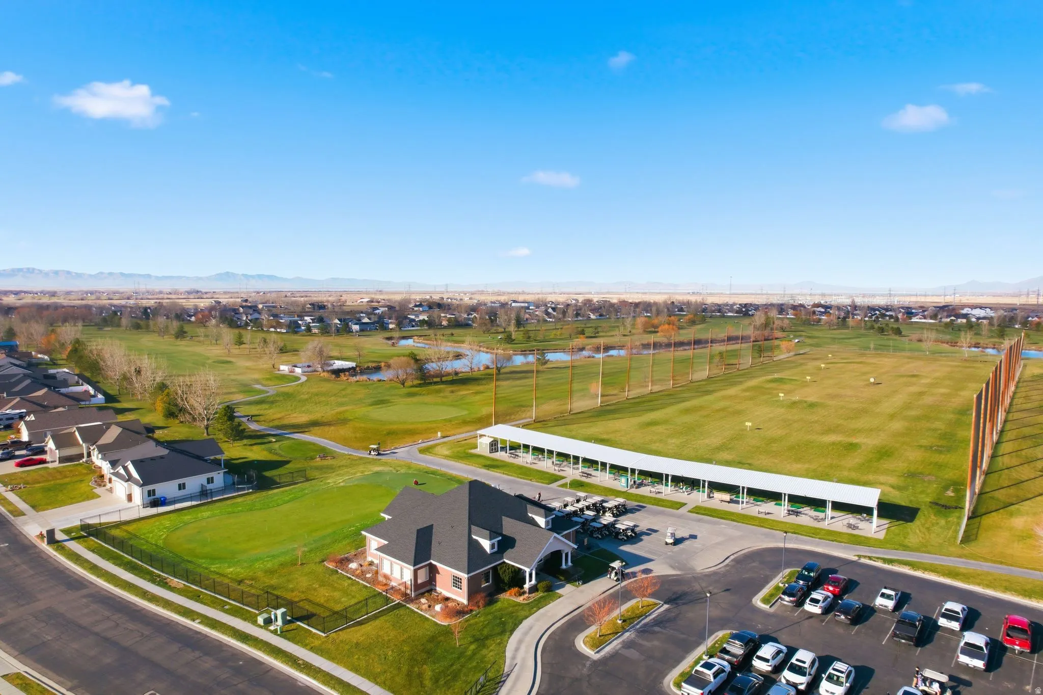Bird's eye view of a Golf Course