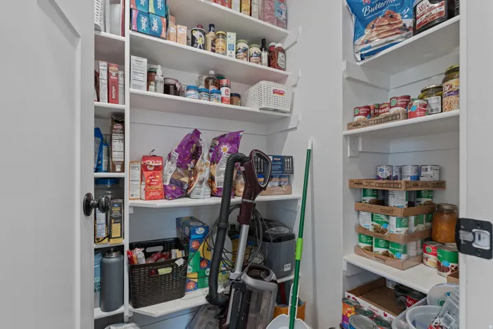 View of storage area